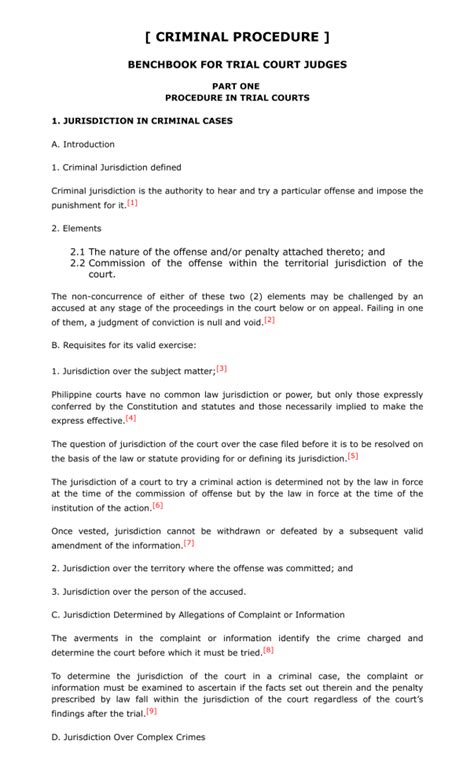 BENCHBOOK FOR TRIAL COURT JUDGES .